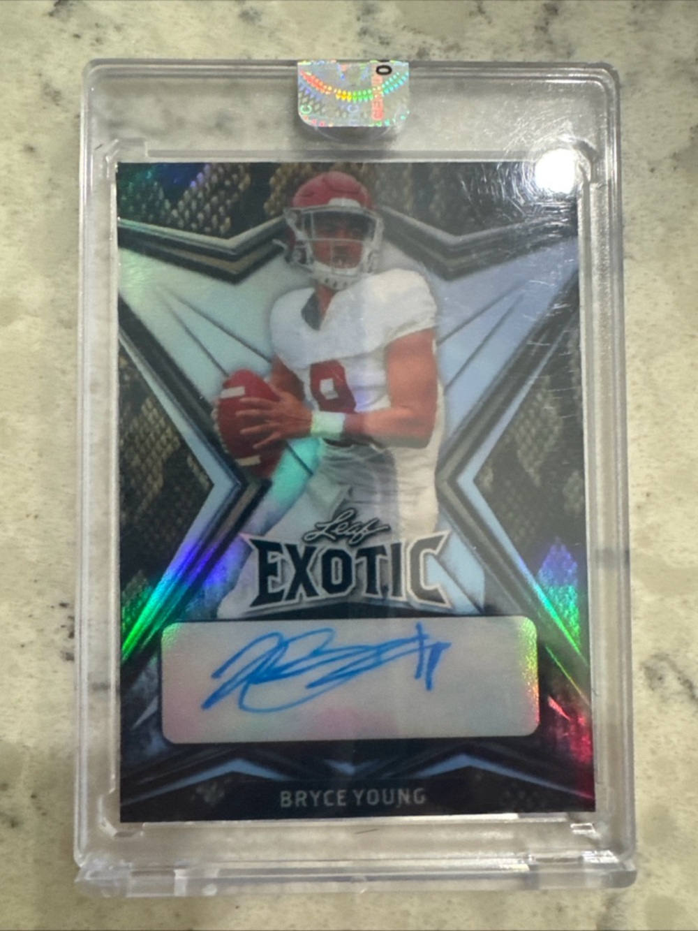 Exotic Autograph Sports Card - Bryce Young  5 / 9